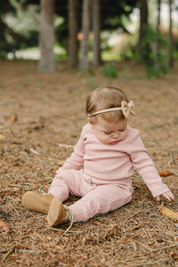 Pink Bodysuit Waffle Set