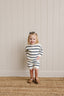 Navy Stripe Knit Sweater