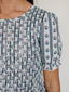 Adult Block Print Floral Dress