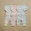 Blue Pointelle Layette Set