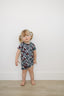 Americana Floral Ribbed Bamboo Cozy Short Set