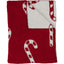 Candy Cane Plush Blanket