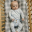 Blue Pointelle Layette Set
