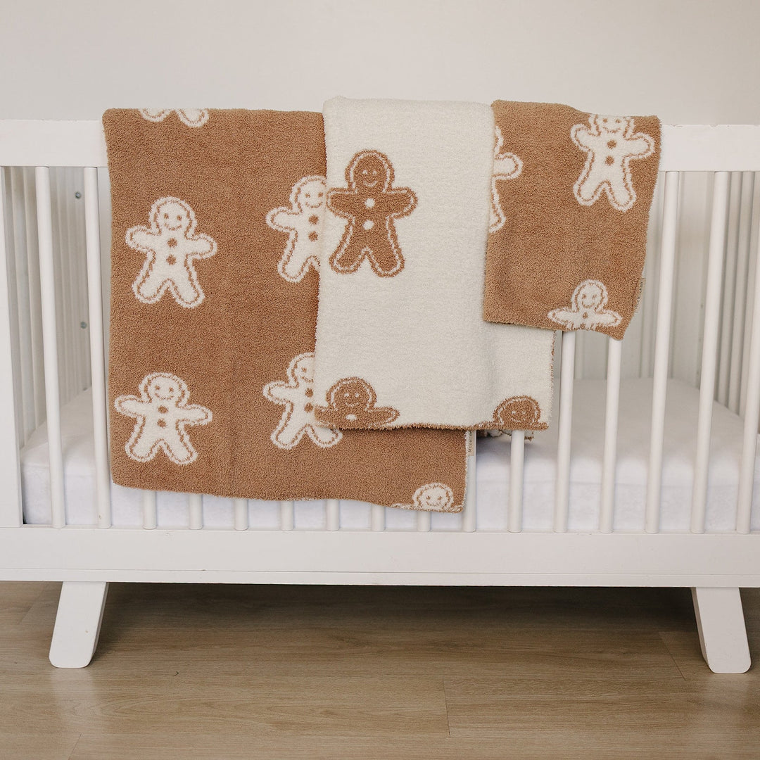 Gingerbread Plush Blanket