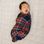 Christmas Plaid Bamboo Stretch Swaddle