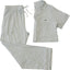Women's Light Blue Gingham Lounge Set