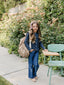 Navy Cable Knit Cardigan