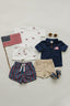 Flag Button Short Set