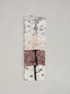 Antique Floral Ribbed Bamboo Zipper