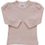 Pink Pointelle Long Sleeve Tee
