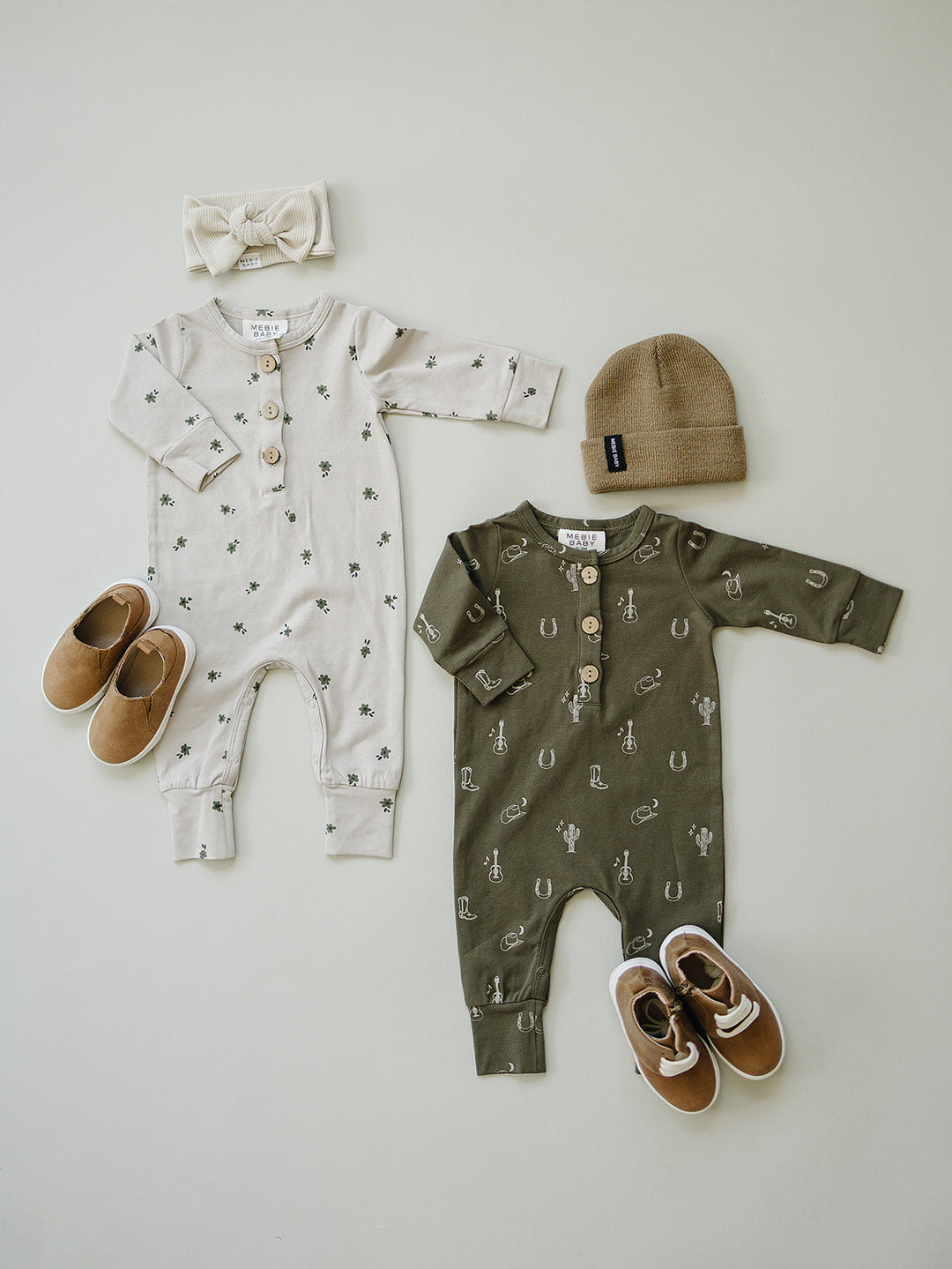 Floral Long Sleeve Button Romper