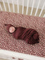 Deep Violet Ribbed Bamboo Stretch Swaddle
