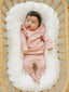 Pink Ribbon Ruffle French Terry Set