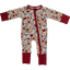 Desert Floral Ribbed Bamboo Zipper