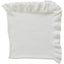 White Ruffle Knit Blanket