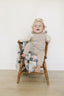 Taupe Ruffle Knit Overalls