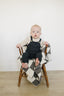 Charcoal Knit Pocket Overalls