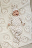 Taupe Checkered Bamboo Knot Gown