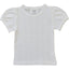 White Pointelle Tee