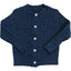 Navy Cable Knit Cardigan