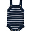 Nautical Stripe Knit Bubble Romper