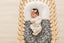 Cream Ribbed Bamboo Zipper