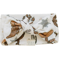 Outlaw Cowboy Ribbed Bamboo Head Wrap