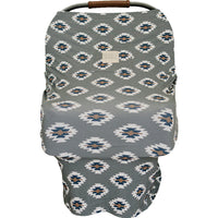 Southwest Aztec Ribbed Bamboo Multi-Use Cove