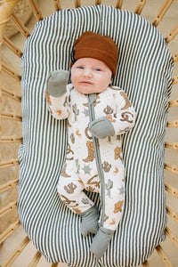 Outlaw Cowboy Ribbed Bamboo Zipper