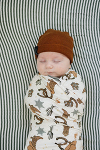 Brown Mebie Baby Beanie