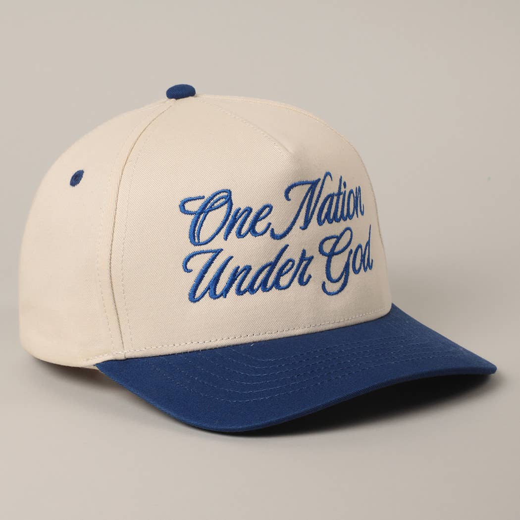 One Nation Under God Two-Tone Trucker Hat