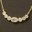 Oval Cz Studs Charm Necklace: S
