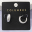 Gold Dipped Croissant Twist Huggie Hoop Earrings: G