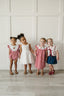 Gingham Strawberry Bubble Romper