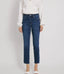 Adaline High Rise Slim Straight Jeans - Dark