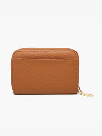 Alessia Zip-Around Wallet: Chocolate