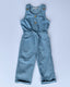 Ari Button Front Denim Jumpsuit - Light Wash