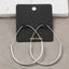 Large Teardrop Shape Hoop Earrings: G