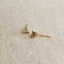 18k Gold-Filled Mini Cz Triangle Stud