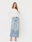 Lucy High Rise Floral Vintage Wide Jeans