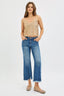 Tatum Mid Rise Crop Straight Jean