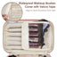 Vegan Leather Cosmetic Brush Bags Makeup Case : Milky White