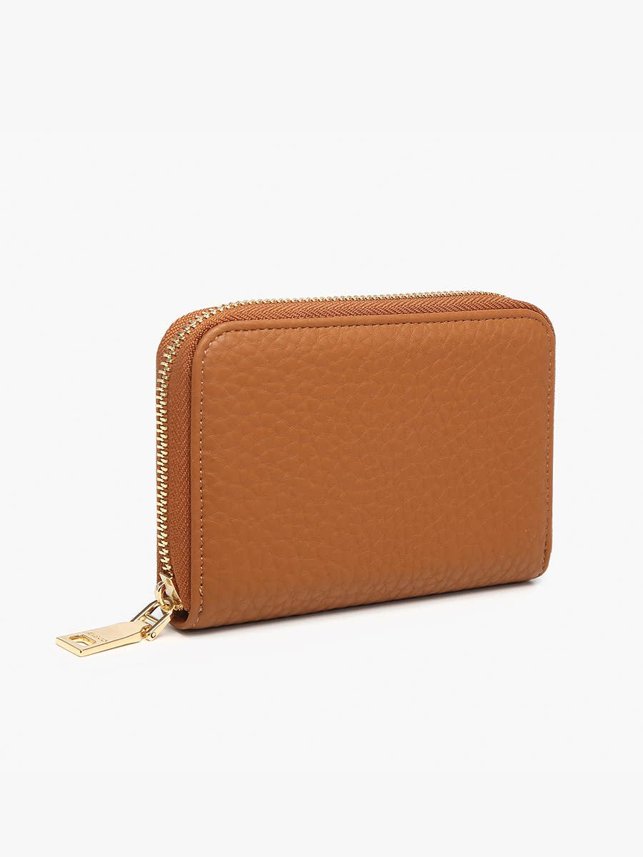Alessia Zip-Around Wallet: Chocolate