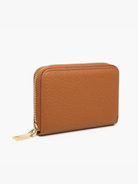 Alessia Zip-Around Wallet: Chocolate