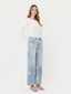 Lucy High Rise Floral Vintage Wide Jeans