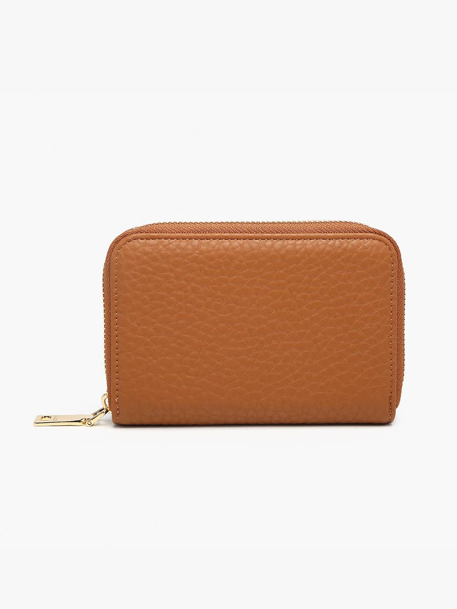 Alessia Zip-Around Wallet: Chocolate