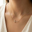 Cross Jewel Pendant Necklace: G