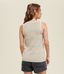 Striped Sweater Tank - Natural/Mint