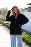 Basic Black Knit Button Down Cardigan