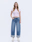 WENDI HIGH RISE CUFFED BARREL LEG JEANS